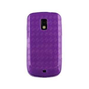  Flexible Plastic TPU Phone Protector Purple Case For Samsung 