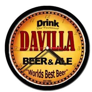  DAVILLA beer ale wall clock 