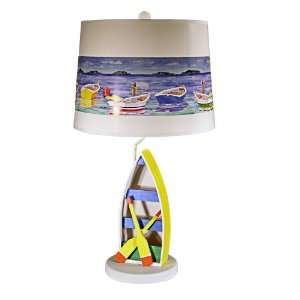 Paul Brent Rowboat Nautical Table Lamp
