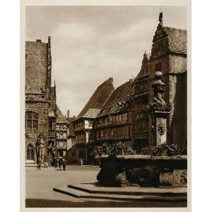  1925 Marktplatz Market Square Halberstadt Germany 