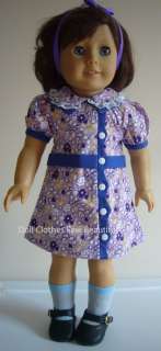 DOLL CLOTHES Fits American Girl Ruthie Meet Dress Set  
