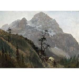  Western Trail, The Rockies by Albert Bierstadt. Size 10.00 