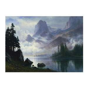  Albert Bierstadt   Mountain Out Of The Mist Giclee