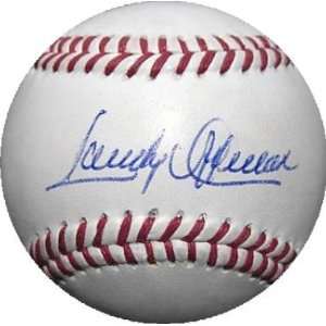 Sandy Alomar Autographed Baseball   Sr 