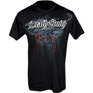  Death Clutch Multi Skull Black T Shirt (Size2XL) Sports 