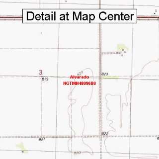   Topographic Quadrangle Map   Alvarado, Minnesota (Folded/Waterproof