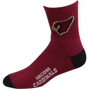   Arizona Cardinals Team Logo Crew Socks   Cardinal
