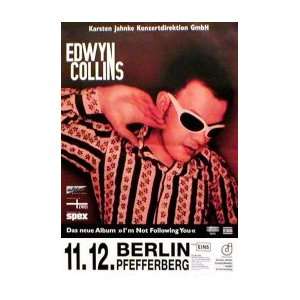  EDWYN COLLINS Berlin 11th December 1997 Music Poster