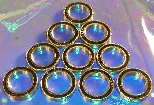 10 Ball Bearings 6802RS Bike Bearings Cycling 61802RS  