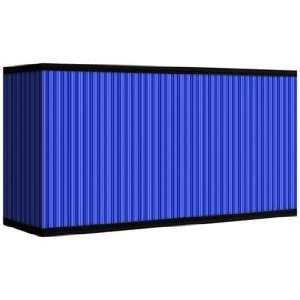  Blue Vertical Stripe Giclee Shade 8/17x8/17x10 (Spider 
