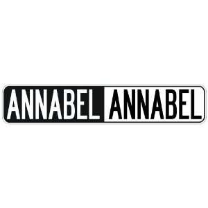   NEGATIVE ANNABEL  STREET SIGN