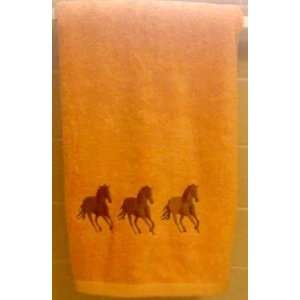 Northpoint Home Collection Horses Embroidered Luxury Bath Towel (Color 