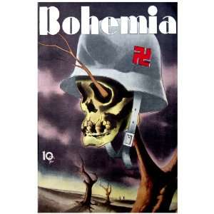 11x 14 Poster. Bohemia Magazine Nazi symbol Poster. Decor with 