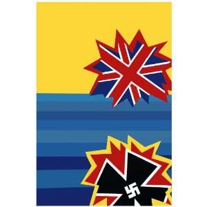 11x 14 Poster. Nazi symbol and UK flag. Decor with Unusual images 