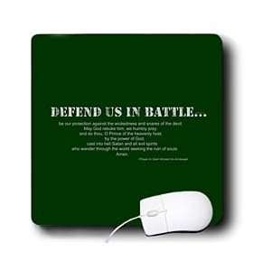   ZeGear Spiritual   Defend Us In Battle   Mouse Pads Electronics