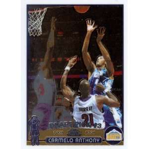  Carmelo Anthony Autograph/Signed 2003 Fleer Card Sports 