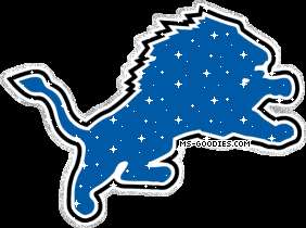 Detroit Lions NFL Mens Medium M Lounge Sleepwear Blue Flannel Logo PJ 