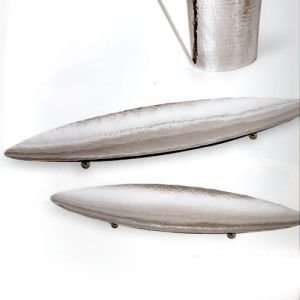  Michael Aram Hammertone Collection Kayak Platter 12 Inch 
