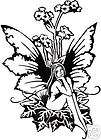 Amy Brown MAGIC Fairy Window Car Sticker Decal red whit
