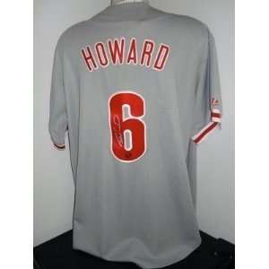com Autographed Ryan Howard Jersey   Gray Majestic   Autographed MLB 