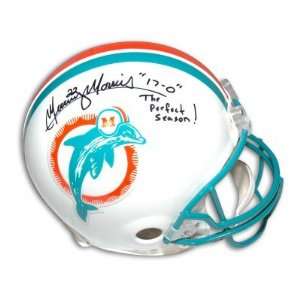 Mercury Morris Autographed/Hand Signed Miami Dolphins Throwback Full 