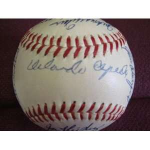 1960 San Francisco Giants Team Signed Baseball Sports 