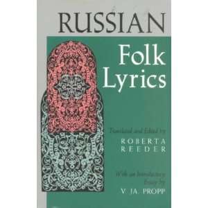 Russian Folk Lyrics[ RUSSIAN FOLK LYRICS ] by Reeder, Roberta (Author 