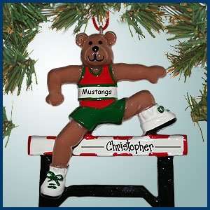  Personalized Christmas Ornaments   Running Bear with 