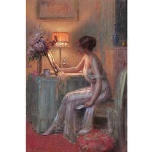 FRAMED oil paintings   Delphin Enjolras   24 x 24 inches   A Lady In 