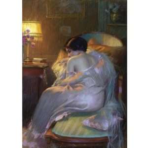 Hand Made Oil Reproduction   Delphin Enjolras   32 x 32 inches   The 