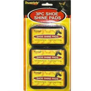  3 Pack Shoe Shine Pads Case Pack 48
