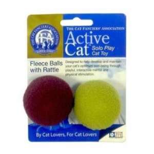  CFA Fleece Balls W/ Rattle