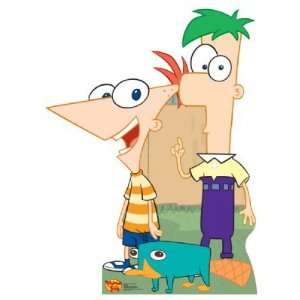   Ferb with Perry   Phineas and Ferb Cardboard Stand up Toys & Games