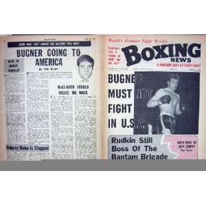    BOXING BUGNER MARK ROWE 1970 RUDKIN PATTERSON CLARK