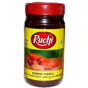 Ruchi Carrot Pickle   10.6oz  Grocery & Gourmet Food