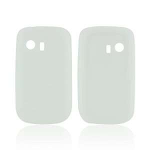 For Huawei Pinnacle M635 Frost White Rubbery Feel Anti Slip Silicone 