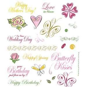  See Ds Springtime Swirls Stamps Rubber Stamping