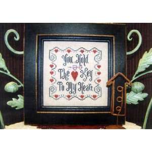  Key to My Heart   Cross Stitch Pattern Arts, Crafts 