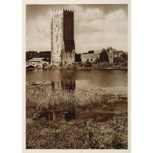  1925 Ruins Rovine Ninfa Pontine Marshes Paludi Italy 