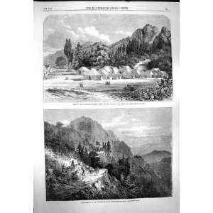    1863 CAMP MURREE HILLS INDIA ROAD MAKING EUROPEANS