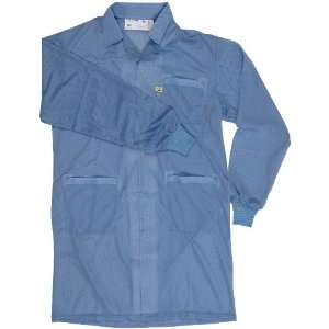 Desco 73615 Smock Statshield Labcoat with Cuffs, 40 1/2 Length, 2X 