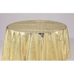    Metallic Gold Octy Round Table Covers Patio, Lawn & Garden