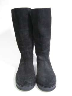 ANN DEMEULEMEESTER Black Suede Calf High Boots Sz 36 6  