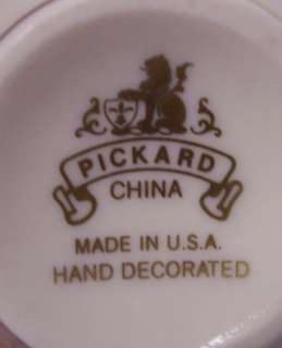 Pickard China Hamilton Collection 5 Demitasse Rose Sets  
