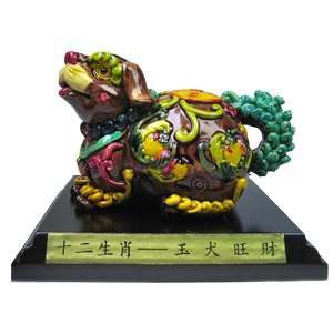 Colorful Astrology Figurine   The Dog (Feng Shui Figurine for Personal 