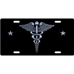 Medical Symbol   Chrome Custom License Plate Novelty Tag from Redeye 
