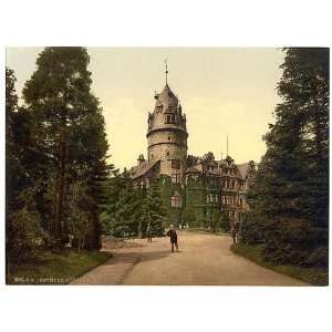   Reprint of The castle, Detmold, Lippe, Germany