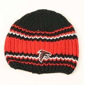 Atlanta Falcons Womens Crochet Winter Knit Beanie Hat Size Youth 