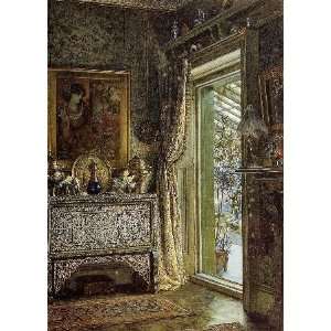 Oil painting reproduction size 24x36 Inch, painting name Drawing Room 
