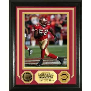  Patrick Willis Nfl Defensive Rookie Of The Year Photo Mint 
